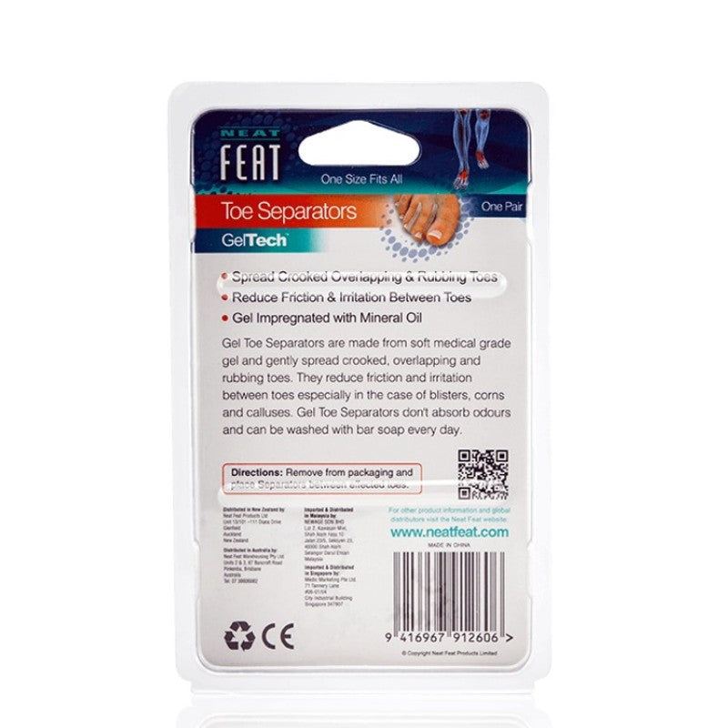 Life Brand Gel Toe Spacers - 2 ea