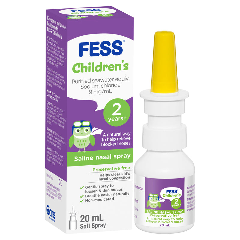 FESS Children's Nasal Saline Spray 2 Years+ 20mL