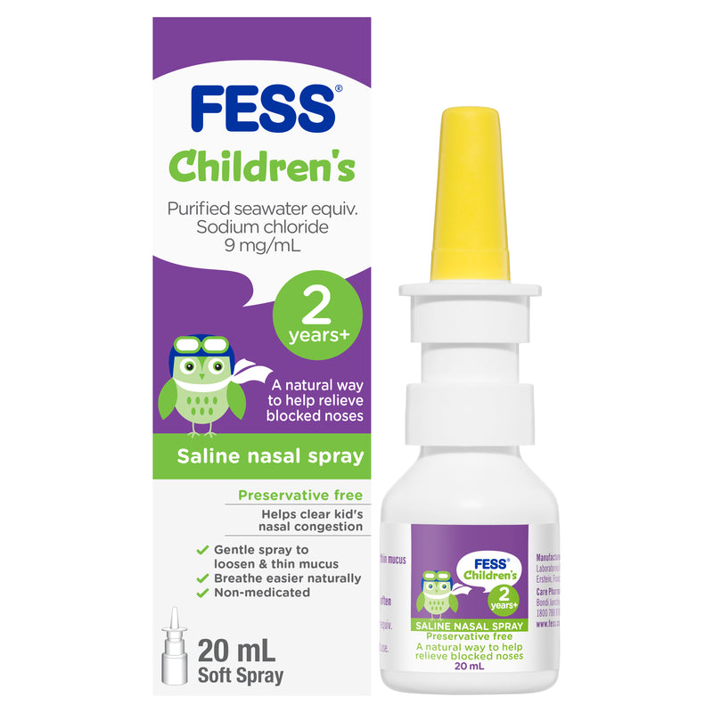 FESS Children's Nasal Saline Spray 2 Years+ 20mL