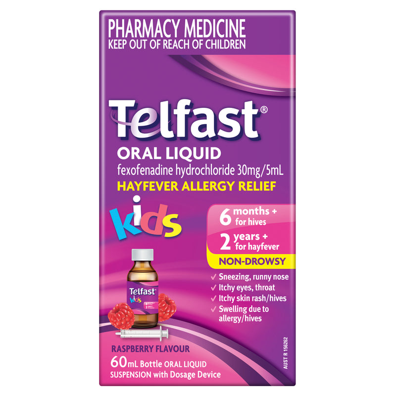 Telfast Oral Liquid 60mL 6 mg/mL