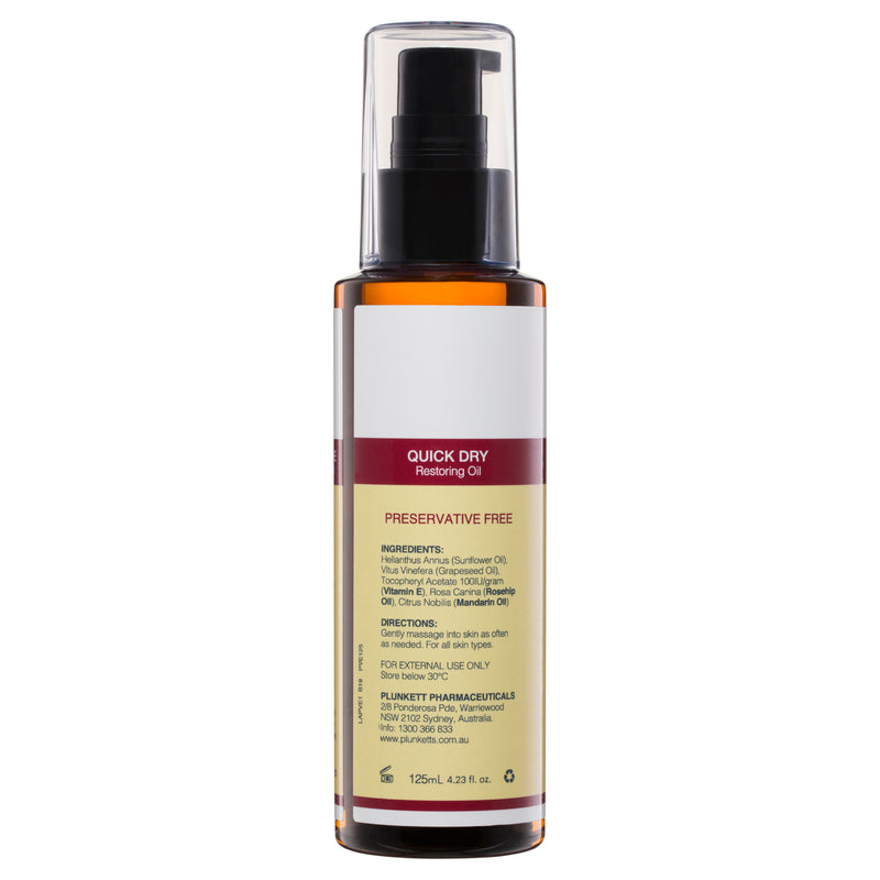 Plunkett's Vita E Natural Vitamin E Quick Dry Oil 125mL