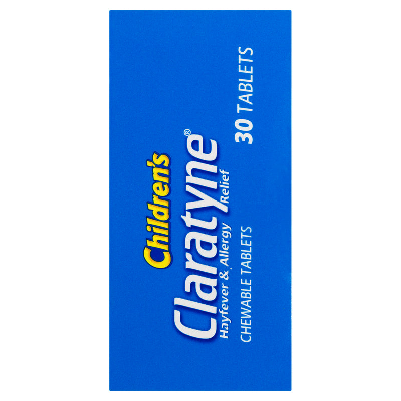 Children's Claratyne Allergy & Hayfever Relief Antihistamine Grape Chewable Tablets 30 pack