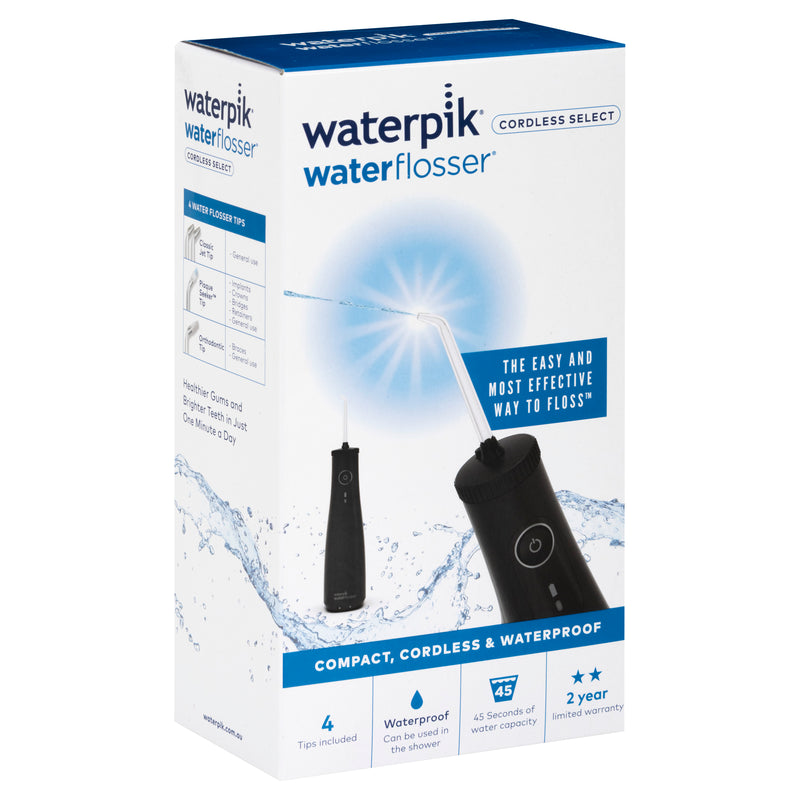 Waterpik Waterflosser Black Cordless Select