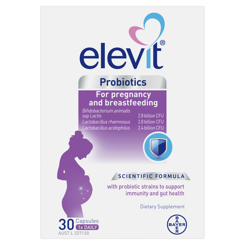 Elevit Probiotics for Pregnancy and Breastfeeding capsules 30 pack (30 days)