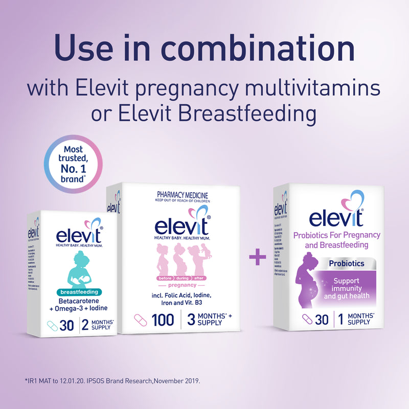 Elevit Probiotics for Pregnancy and Breastfeeding capsules 30 pack (30 days)