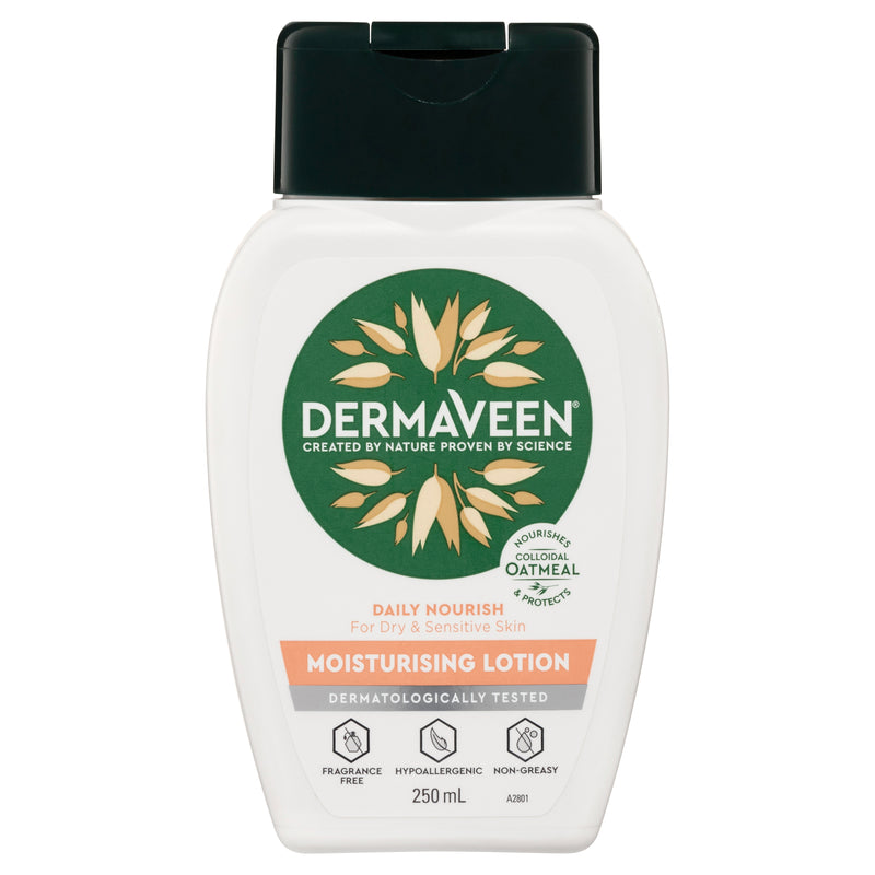 DermaVeen Daily Nourish Moisturising Lotion 250mL