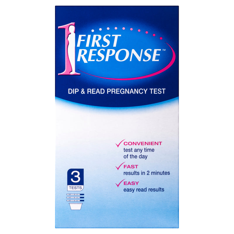 First Response Dip and Read Pregnancy Test 3 Pack