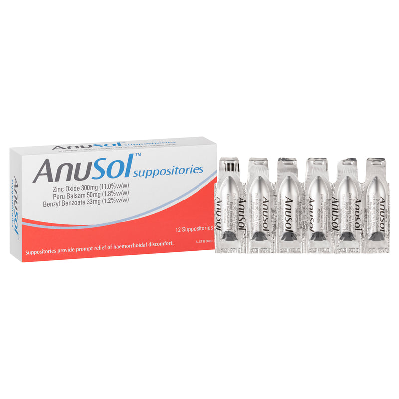 Anusol Suppositories 12pack