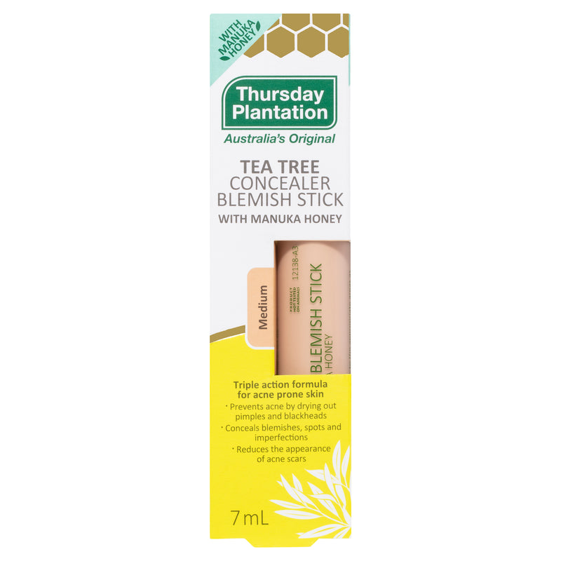 Thursday Plantation Tea Tree Blemish Stick With Manuka Honey Medium7mL