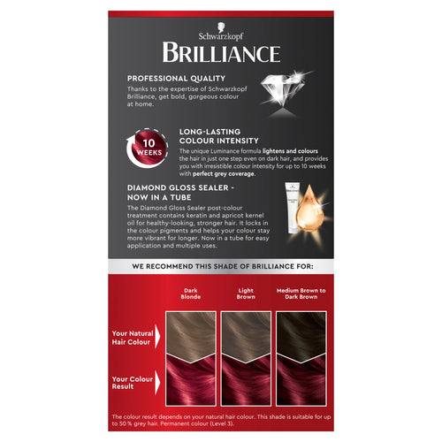 Schwarzkopf Brilliance L43 Smouldering Red