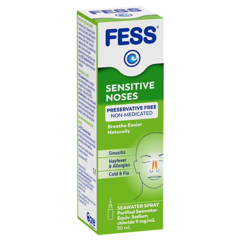 FESS Sensitive Noses Seawater Nasal Saline Spray Spray 30mL