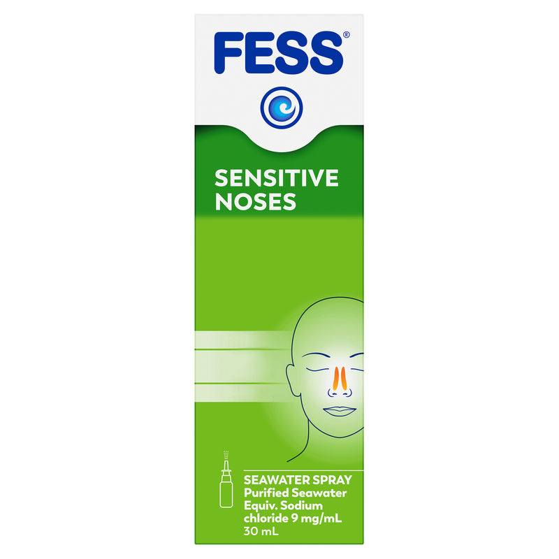 FESS Sensitive Noses Seawater Nasal Saline Spray Spray 30mL