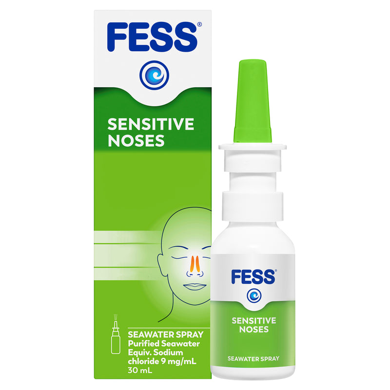 FESS Sensitive Noses Seawater Nasal Saline Spray Spray 30mL