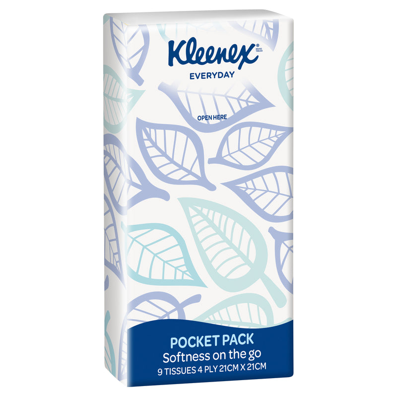 Kleenex Everyday Pocket Pack 4  Ply Facial Tissues 6x9 Pack