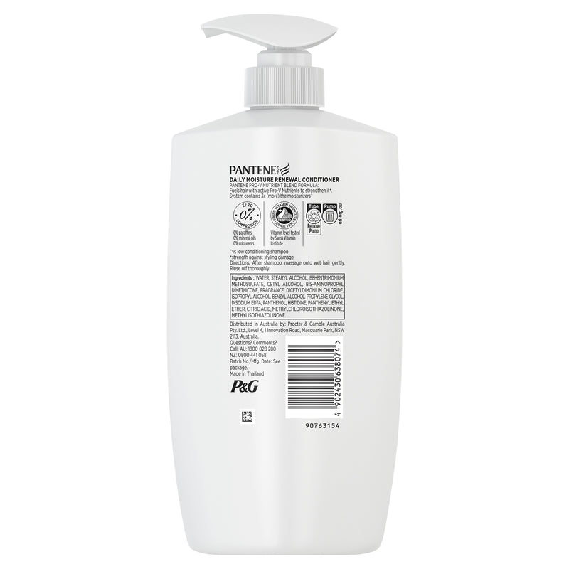 Pantene Pro-V Daily Moisture Renewal Condtioner: Moisturising Conditioner for Dry Hair 900 ml