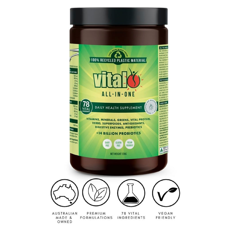 Vital All-In-One Daily Health Supplement 120GM