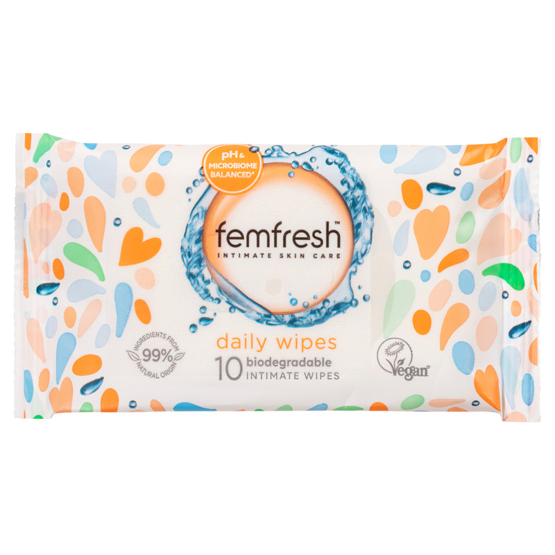 Femfresh Daily Wipes 10 Pack