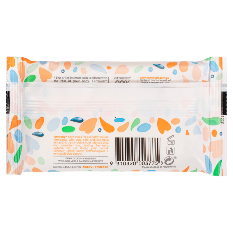 Femfresh Daily Wipes 10 Pack