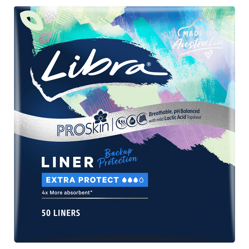 Libra Extra Protect Liners 50 Pack