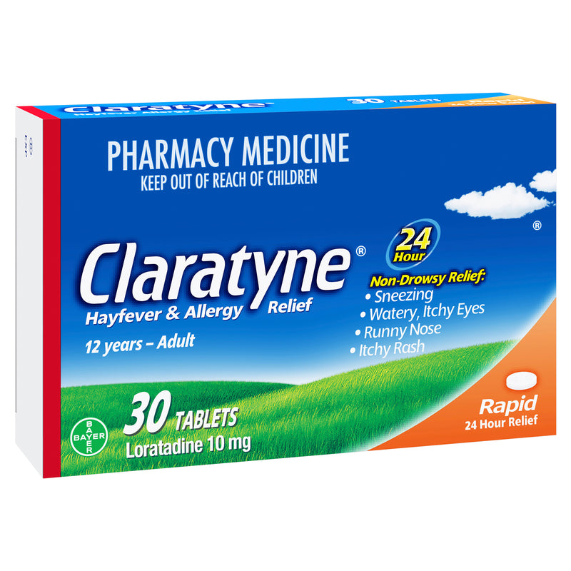 Claratyne Allergy & Hayfever Relief Antihistamine Tablets 30 pack