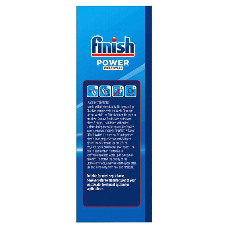 Finish Power Essential Lemon 112pk