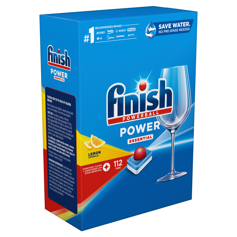 Finish Power Essential Lemon 112pk