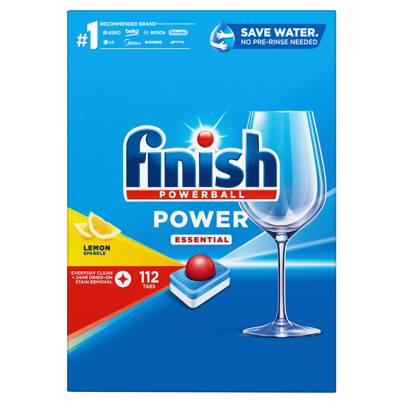 Finish Power Essential Lemon 112pk