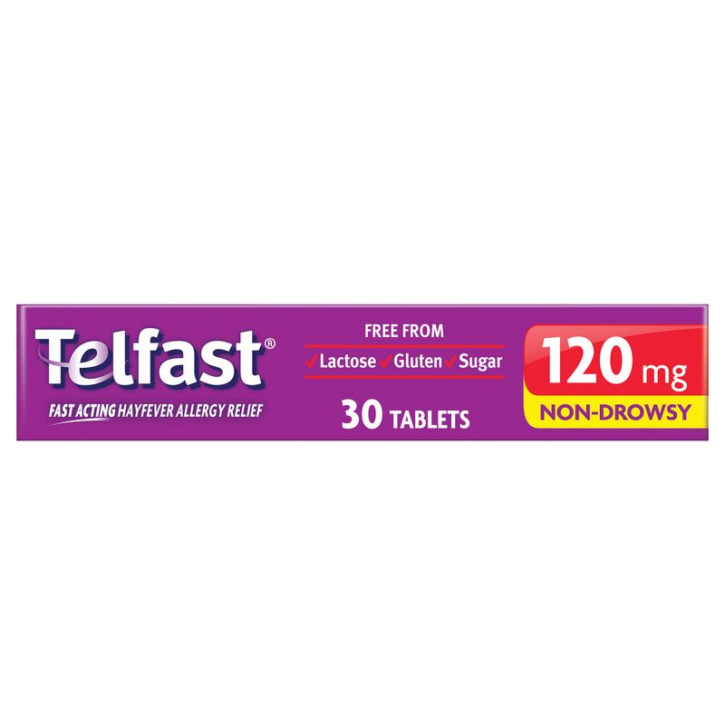 Telfast 120mg 30 Tablets