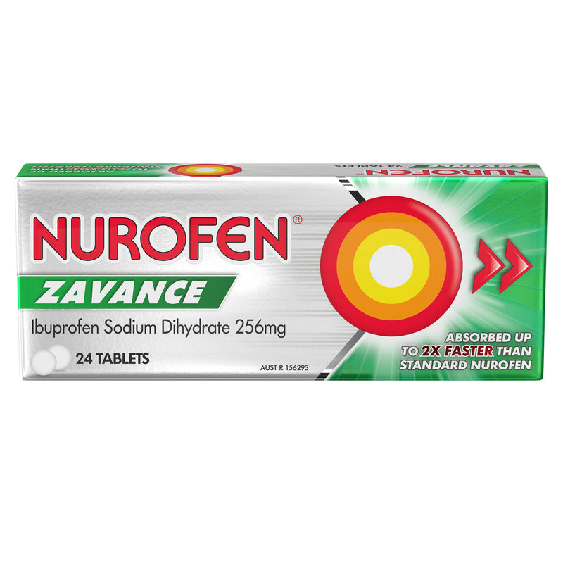 Nurofen Zavance Tablets 24s 200mg Ibuprofen Pain Relief