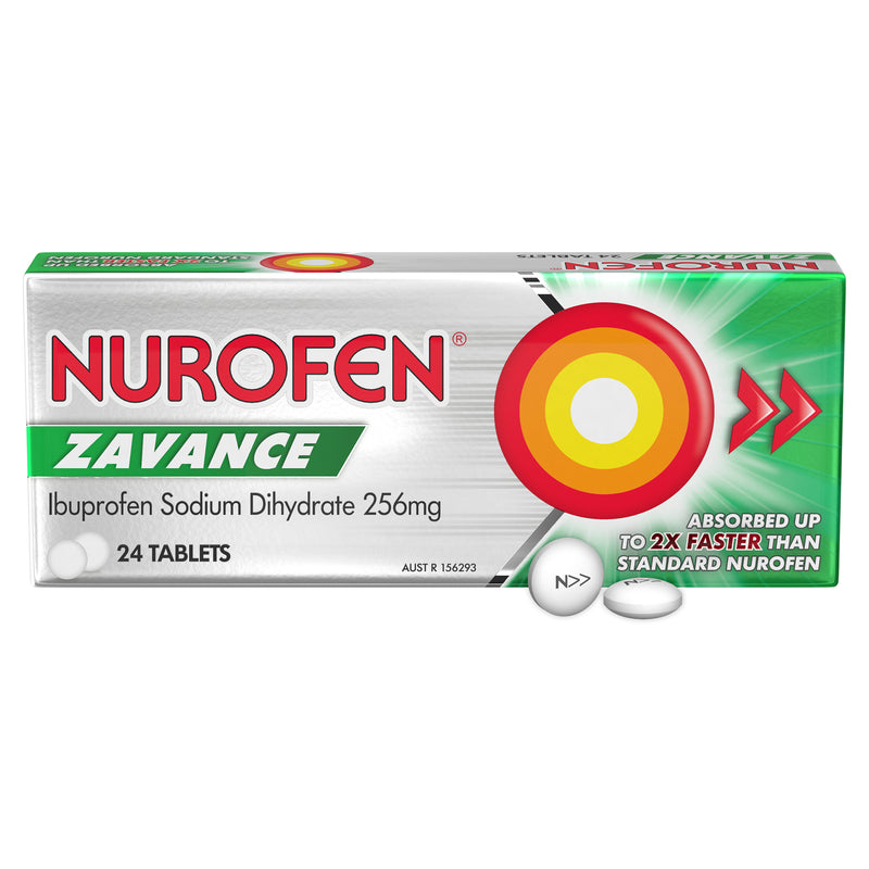 Nurofen Zavance Tablets 24s 200mg Ibuprofen Pain Relief