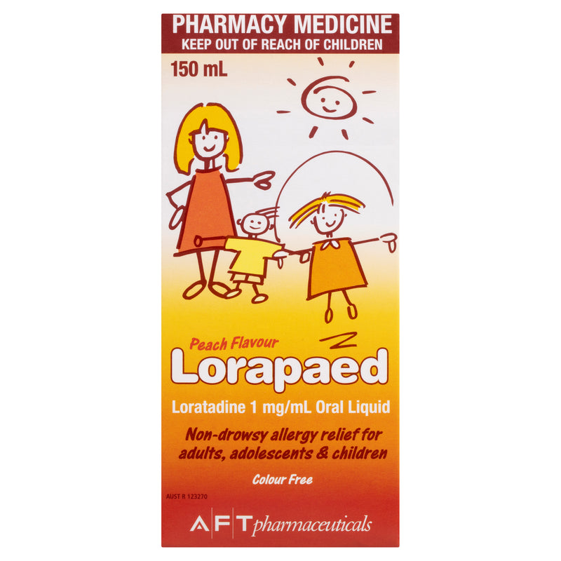 Lorapaed® Liquid Peach Flavour 150mL