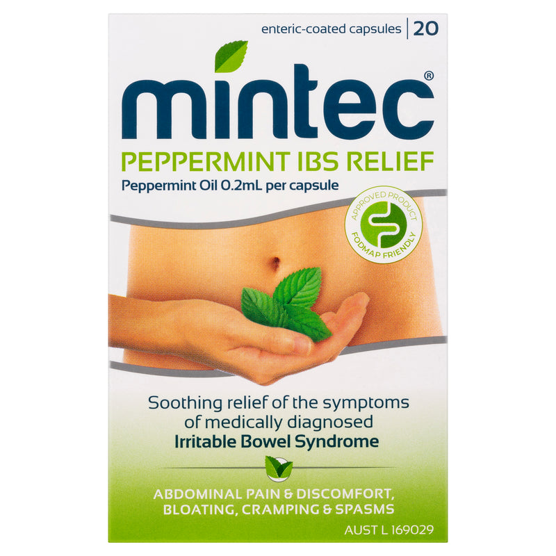 Mintec Peppermint IBS Relief 20's Capsules