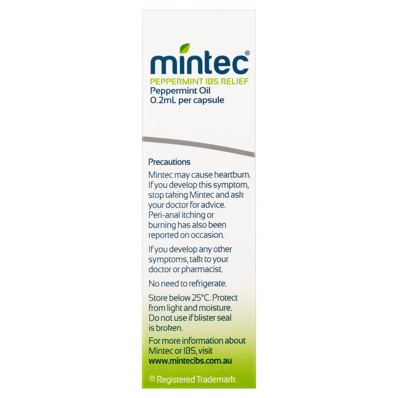 Mintec Peppermint IBS Relief 20's Capsules