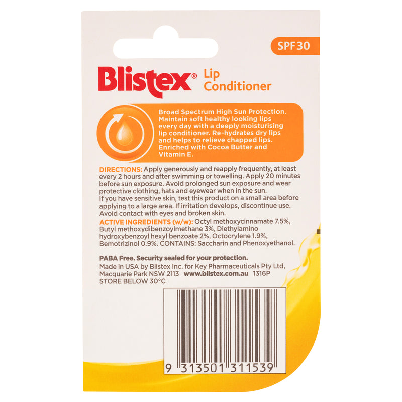 Blistex Lip Conditioner  SPF 30 7.0g