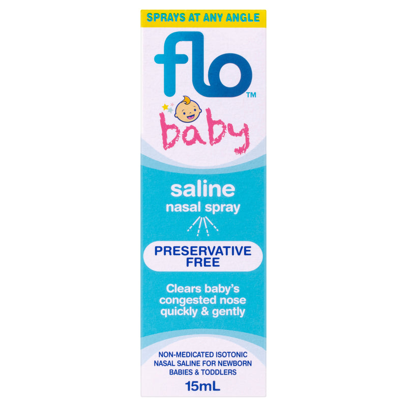 Flo Baby Saline +Nasal Spray 15ml