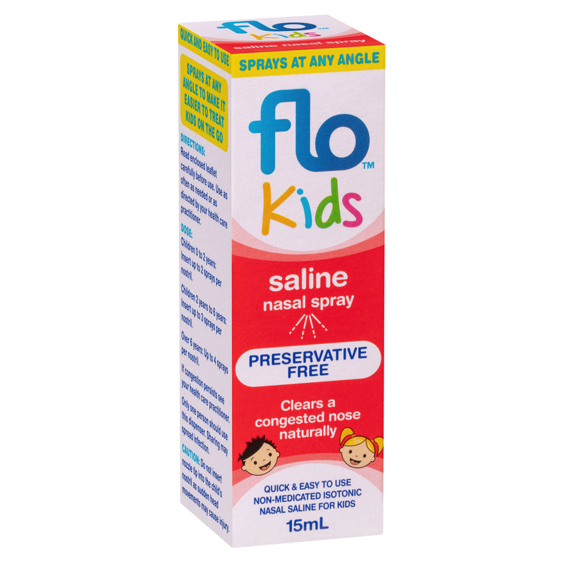 Flo Kids Saline Nasal Spray 15ml