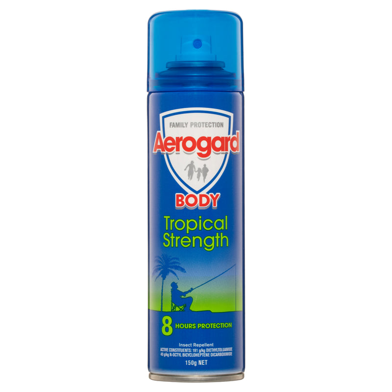 Aerogard Tropical Strength Insect Repellent Aerosol Spray 150g