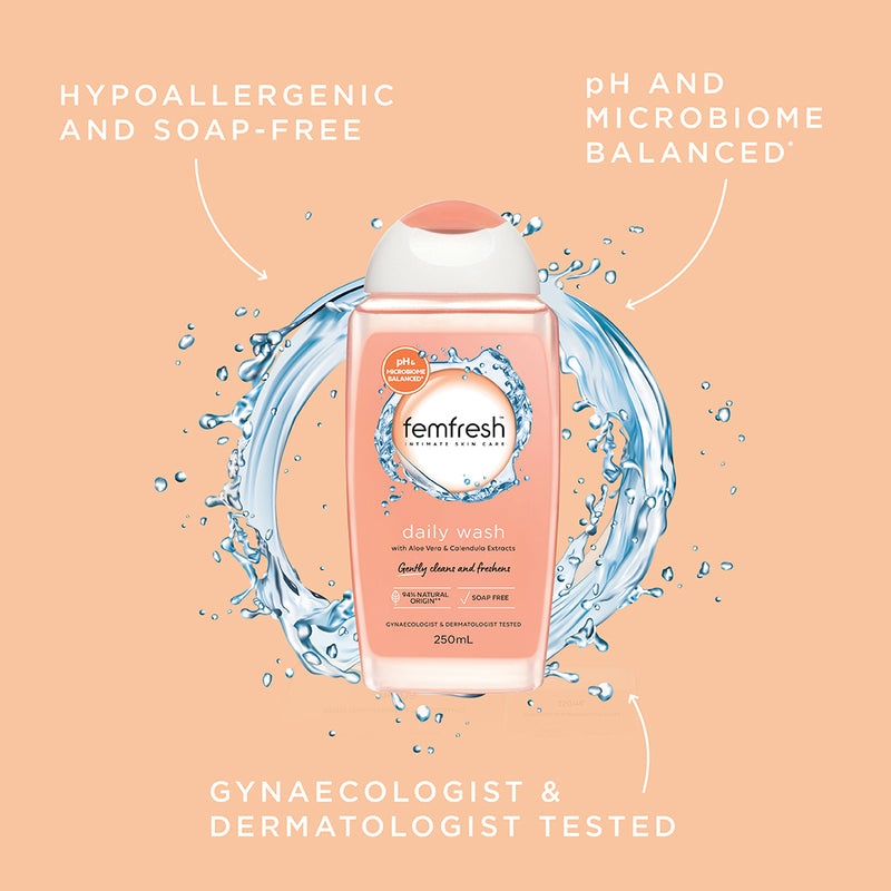 Femfresh Daily Wash with Aloe Vera & Calendula Extracts 250mL