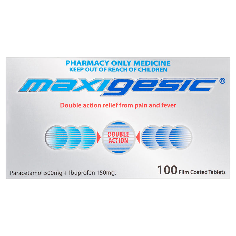 Maxigesic® Double Action Pain Relief 100 Tablets