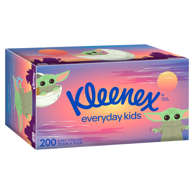 Kleenex Everyday Kids Facial Tissue 200 Pack