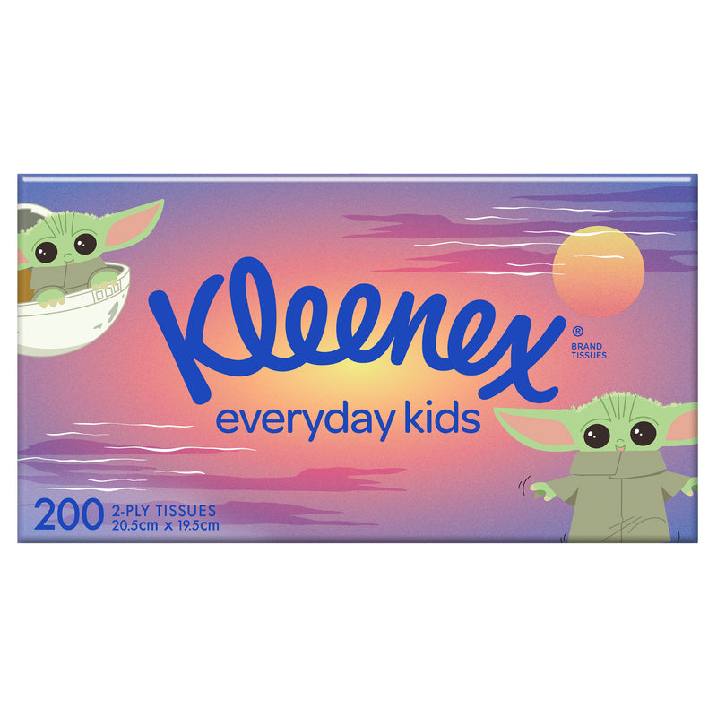 Kleenex Everyday Kids Facial Tissue 200 Pack