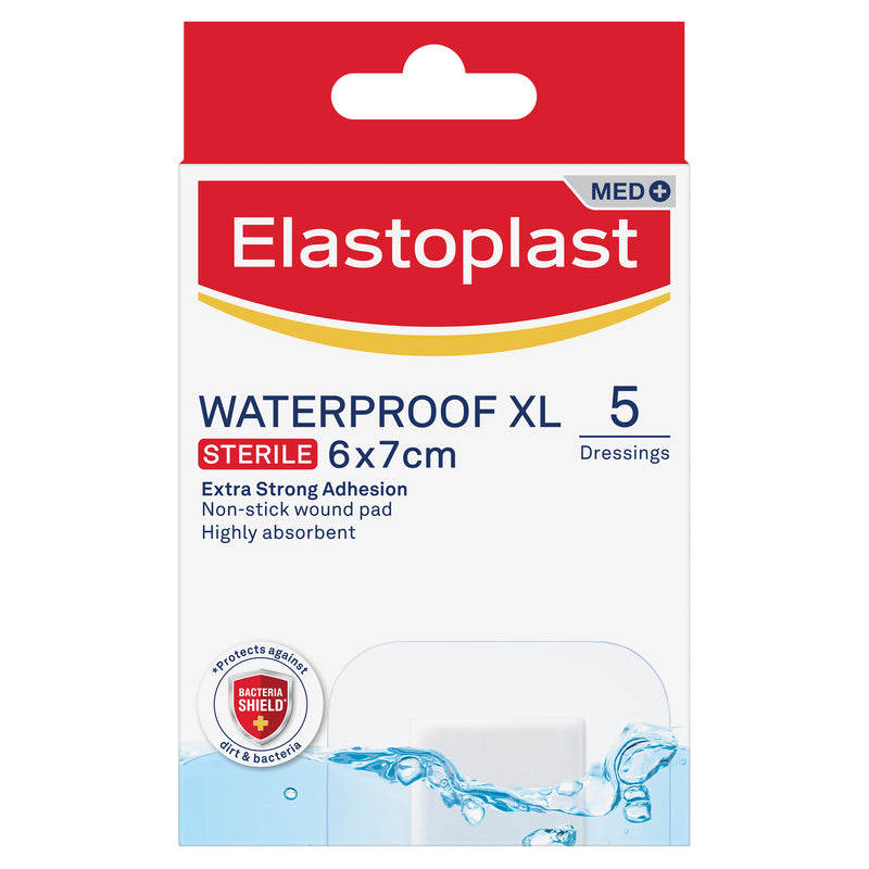 Elastoplast Aqua Protect Skin Tone Dressing 6cmx7cm 5 Pack