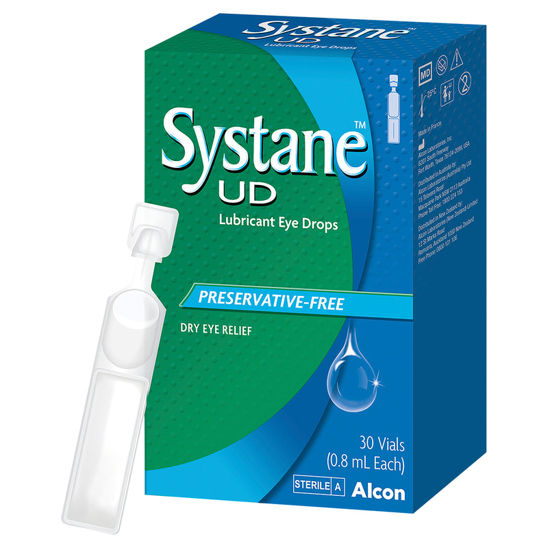 Systane Lubricant Eye Drops Hydration UD 30 Pack x 0.8mL