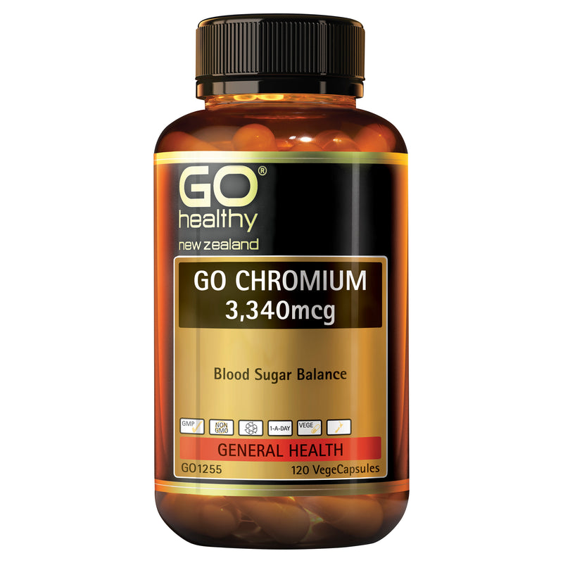 GO Healthy GO Chromium 3,340mcg 120 VCaps