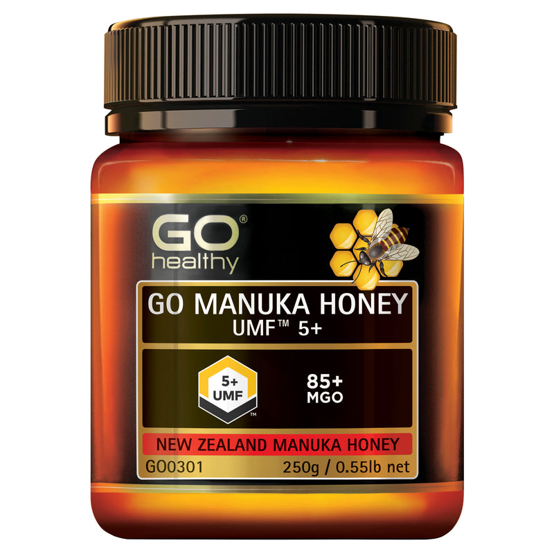 GO Healthy GO Manuka Honey UMF 5+ (MGO 85+) 250gm