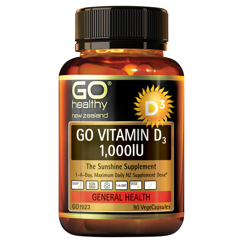 GO Healthy GO Vitamin D3 1000IU 90 VCaps