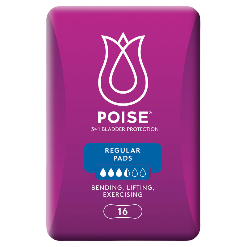 Poise Pads For Bladder Leaks Regular 16 Pack