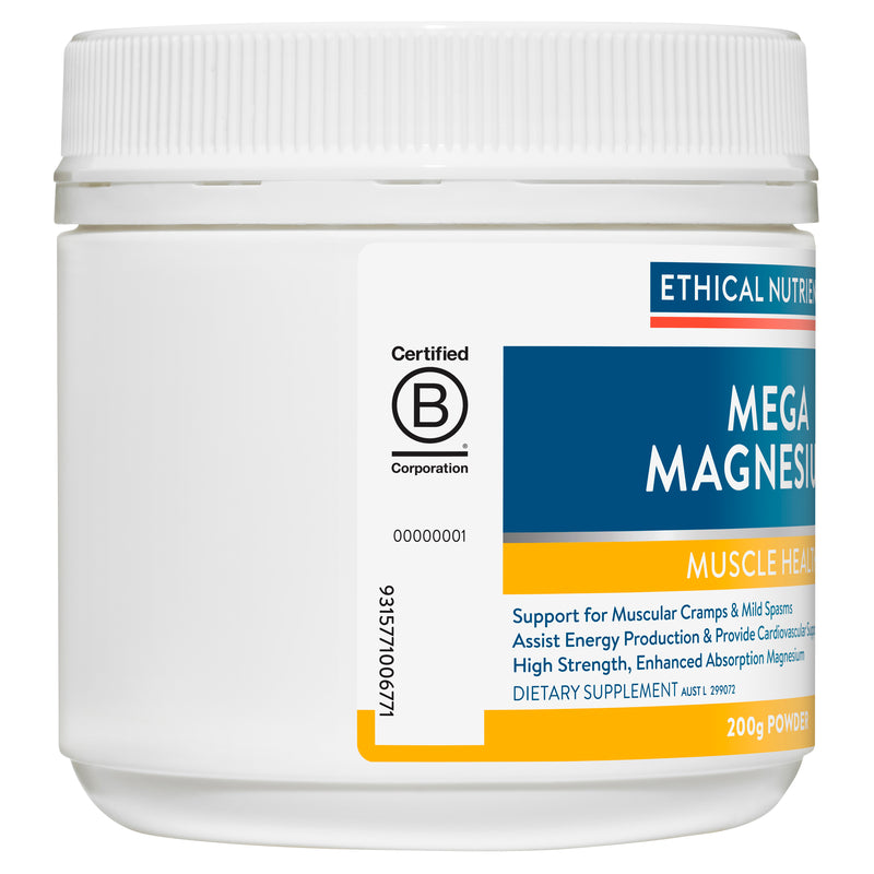 Ethical Nutrients Mega Magnesium Raspberry 200g