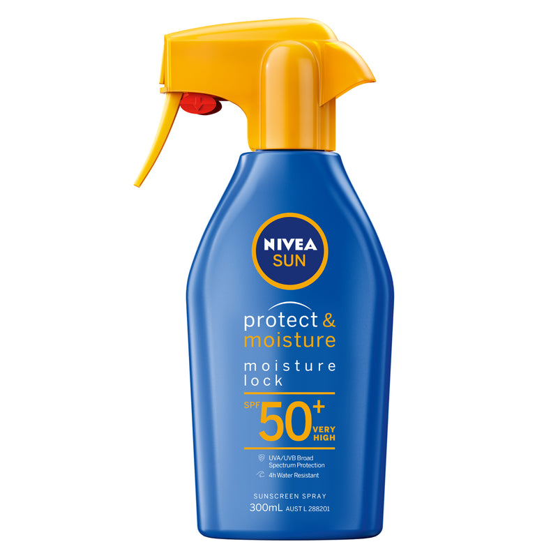 NIVEA Protect & Moisture Moisture Lock SPF50+ Sunscreen Spray 300ml