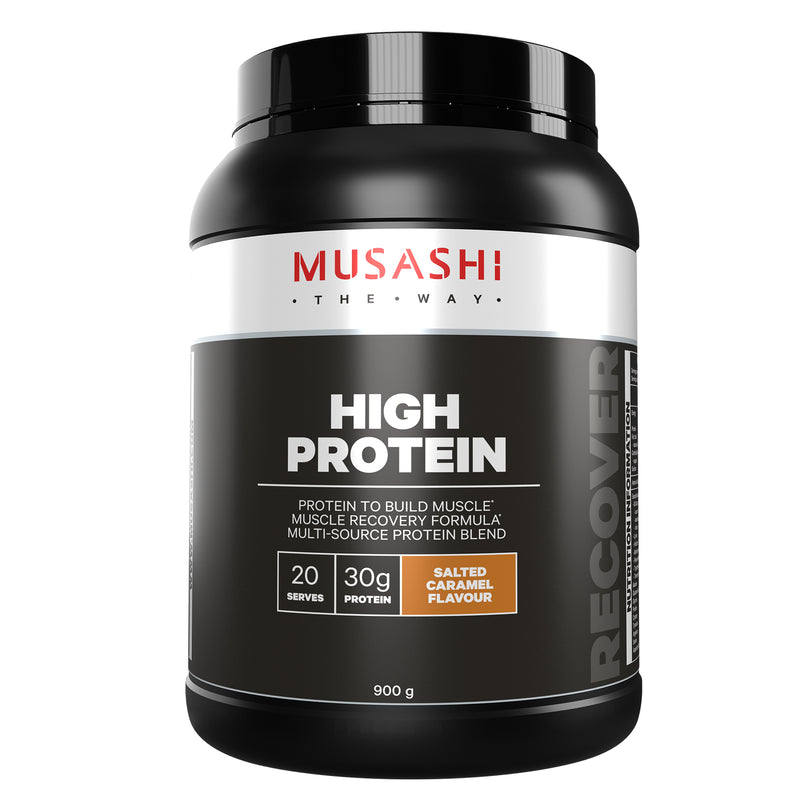 MUSASHI High Protein S.Caramel 900g